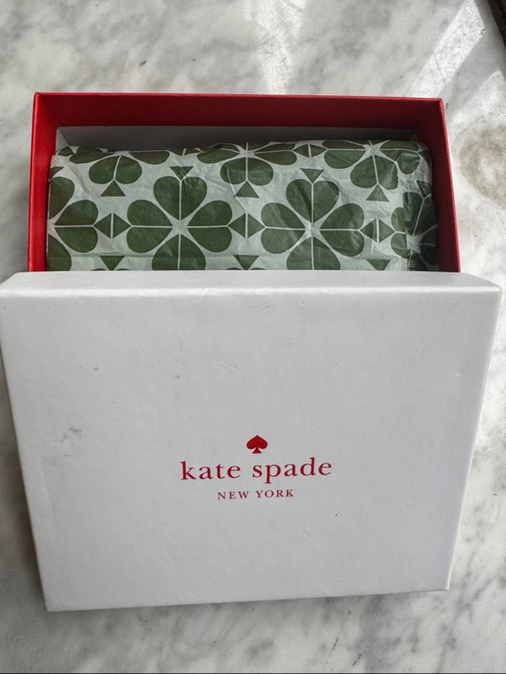 kate spade Two-Tone Pebbled Leather Bifold Wallet in Cream & Taupe - Picture 7 of 7